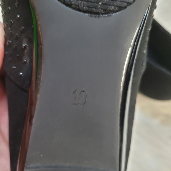 Kelly & Katie Sz 10 Black FLORENCE Beaded Ballet Flats NWB - Picture 5 of 7